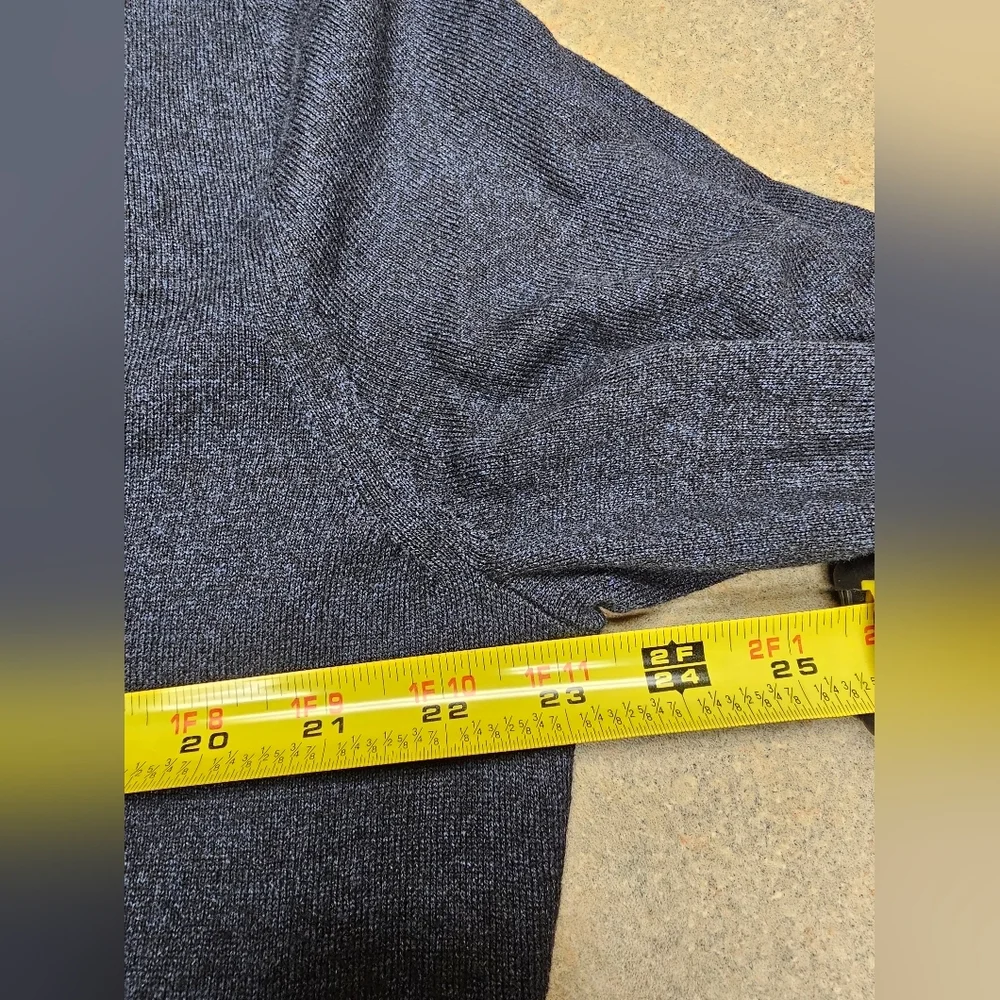 Banana Republic Sweater Mens XL Blue V Neck Cashmere Silk Luxury Blend - Picture 5 of 6